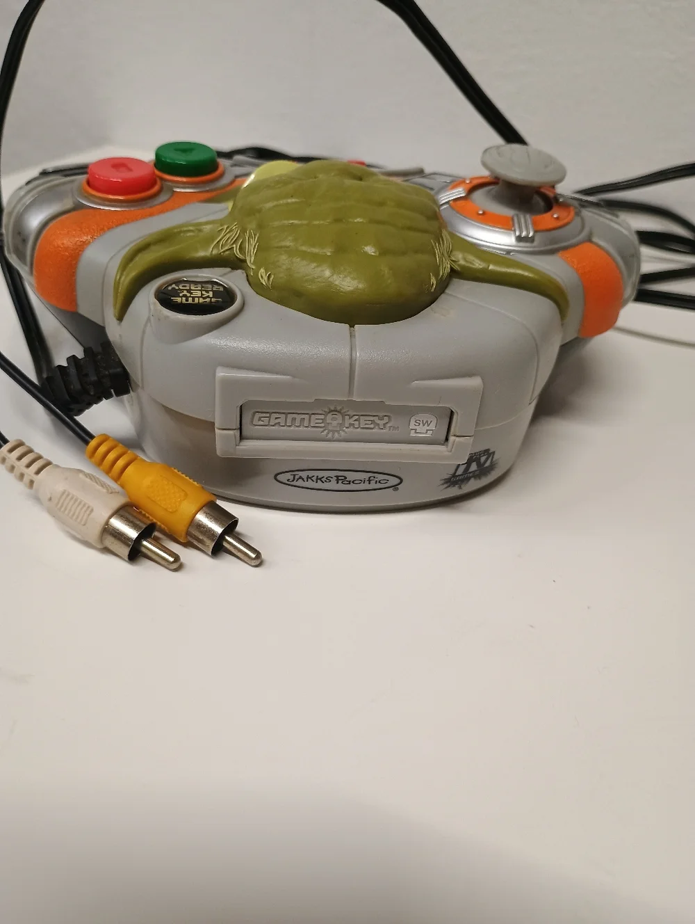 Star Wars Yoda Wired Gamepad in Green, Silver, Black and Orange Accents